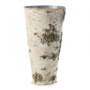 Birch vase with Zinc