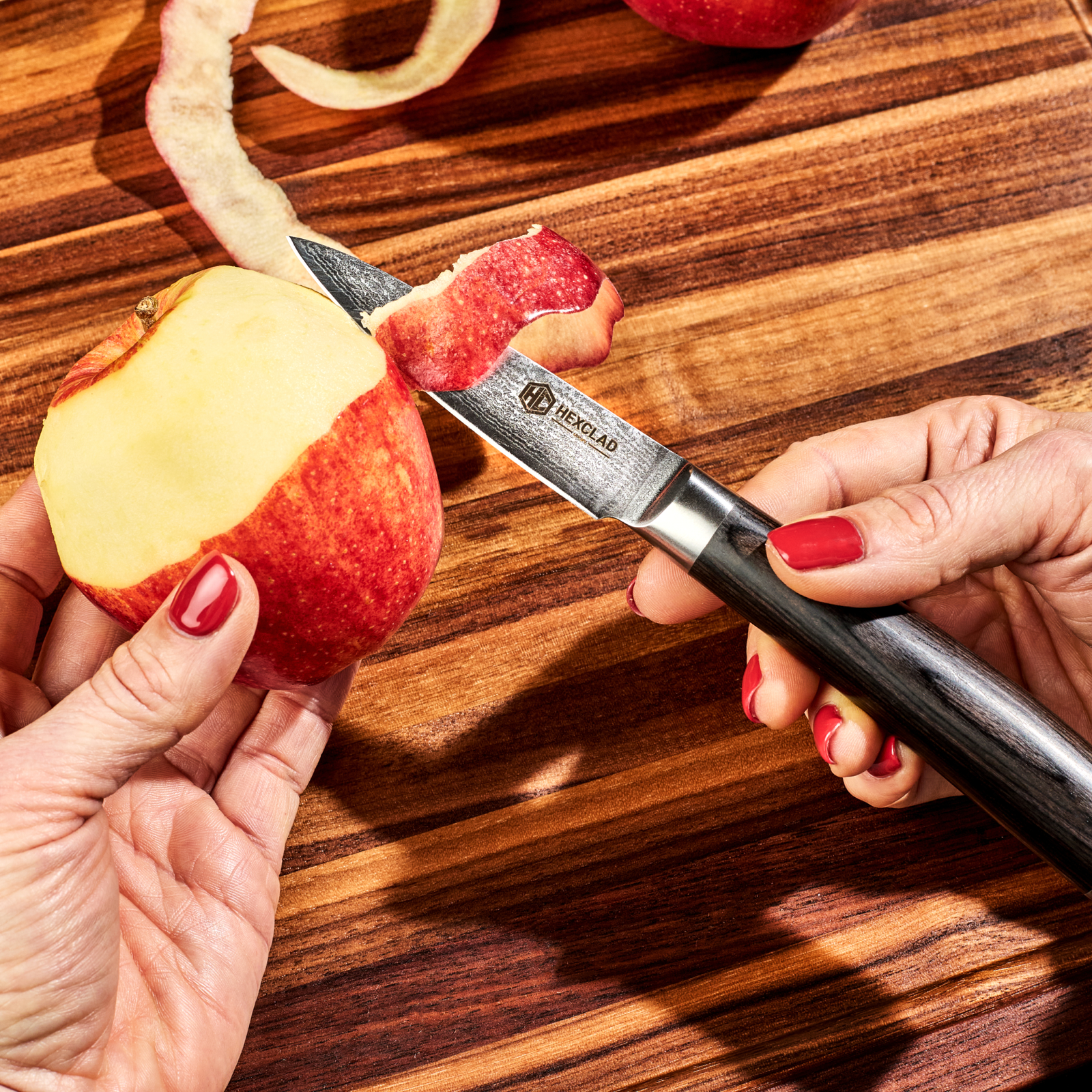 Damascus Steel Knife Set, 6-pc (Espresso) - Image 3