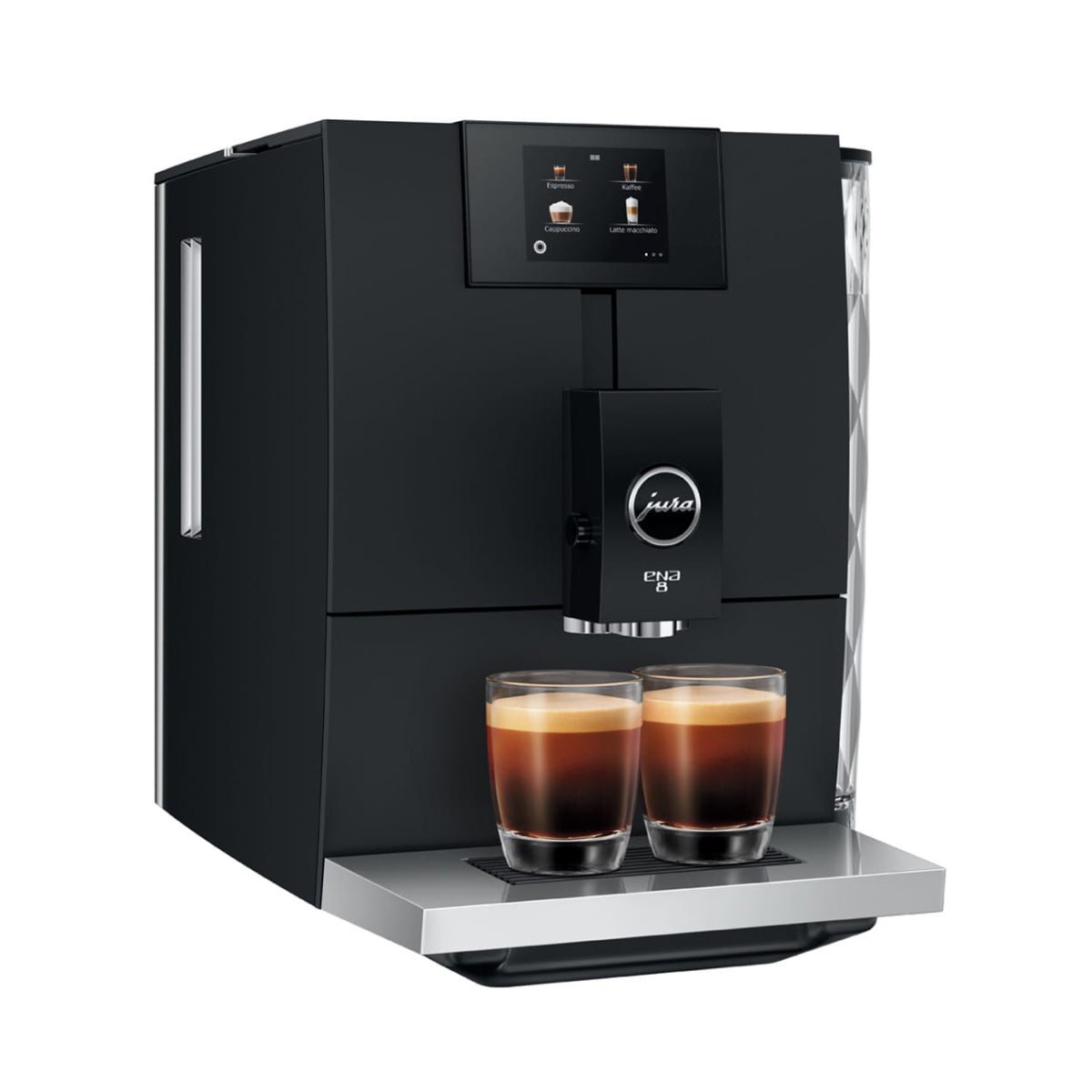 Jura ENA 8 Superautomatic Espresso Machine - Full Metropolitan Black - Image 3