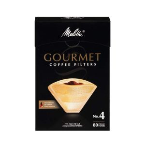 Melitta #4 Gourmet Coffee Filters - 80 Count